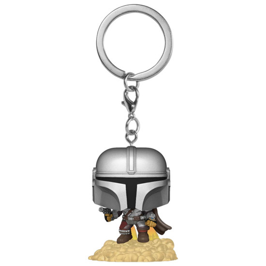 Funko Pop! Μπρελόκ Mando w/Blaster (Mandalorian)